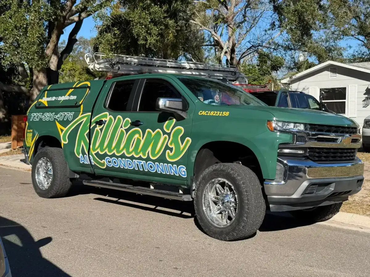 Killian's Air Conditioning service truck